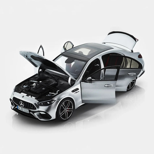 Mercedes AMG C63 S E Performance argintiu - 1/18 NZG