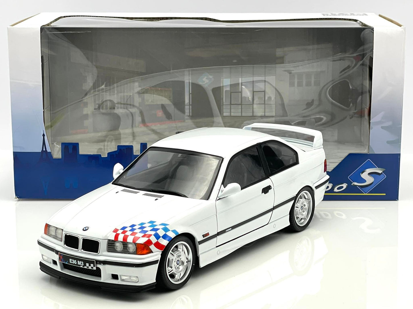 BMW E36 M3 Coupe alb - 1/18 Solido