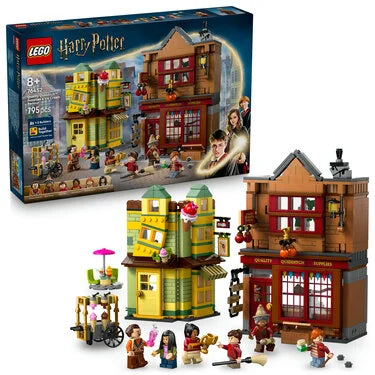 LEGO Harry Potter 76452 - Furnituri Vajthat de calitate si magazin de inghetata (795 piese)