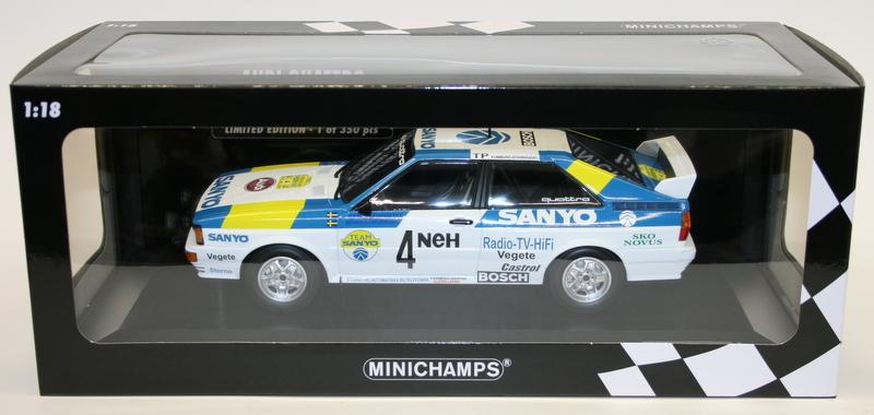 Audi Quattro Sweden Winners International Swedish Rally 19821 of 350 pcs - 1/18 Minichamps