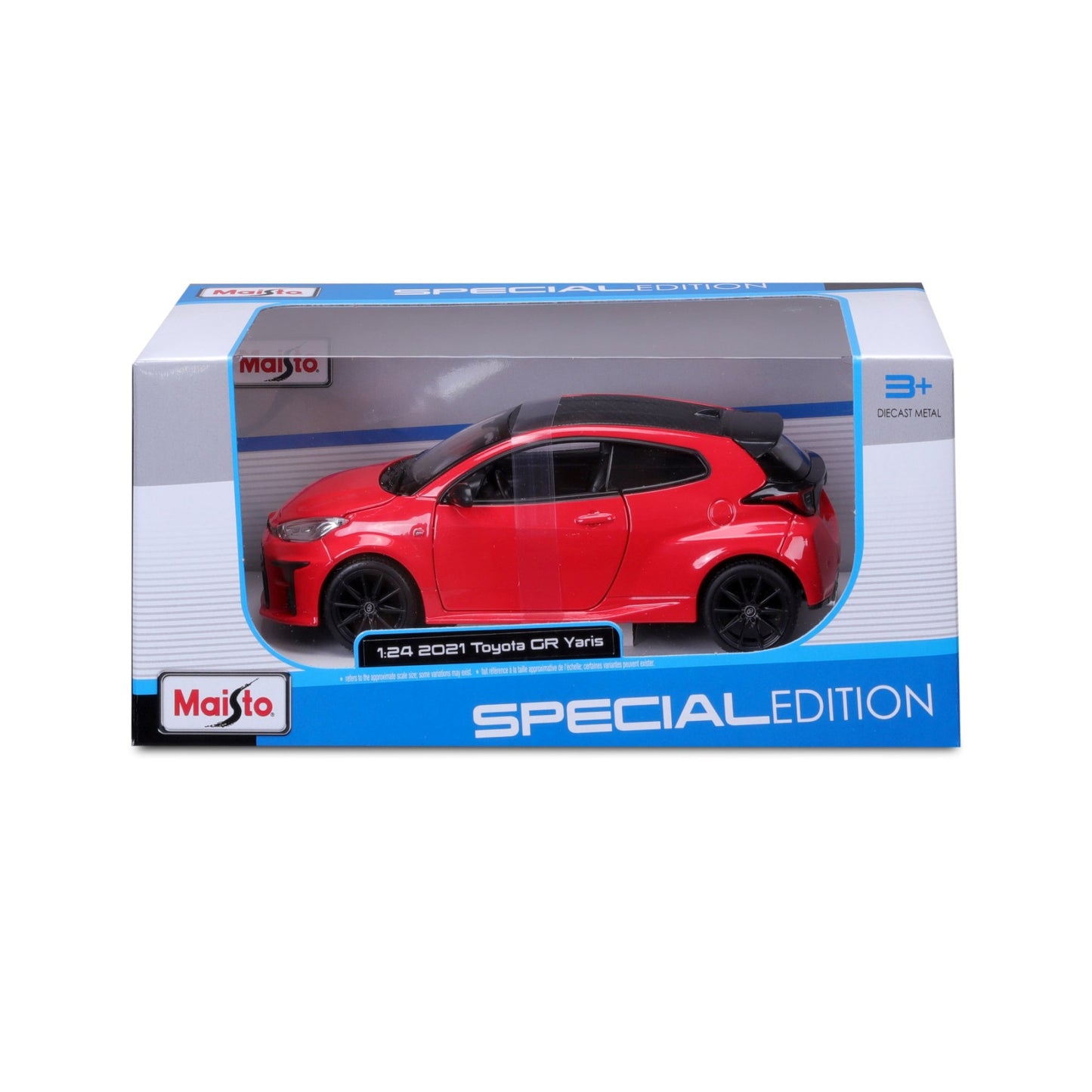 Toyota GR Yaris rosie 2021 - 1/24 Maisto