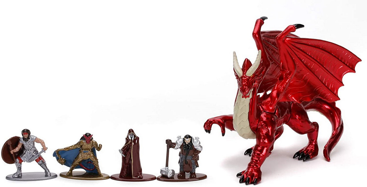 Set 5 Figurine metal 4cm Dungeons & Dragons - Jada