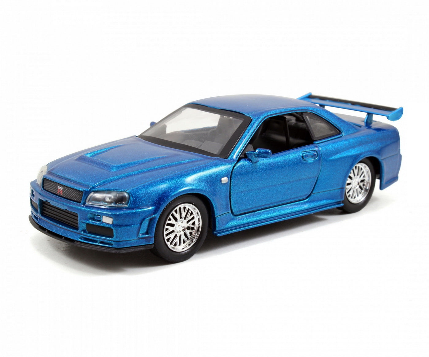 Set 2 masinute metalice Nissan Skyline GT-R  R34 - 1/32 Jada