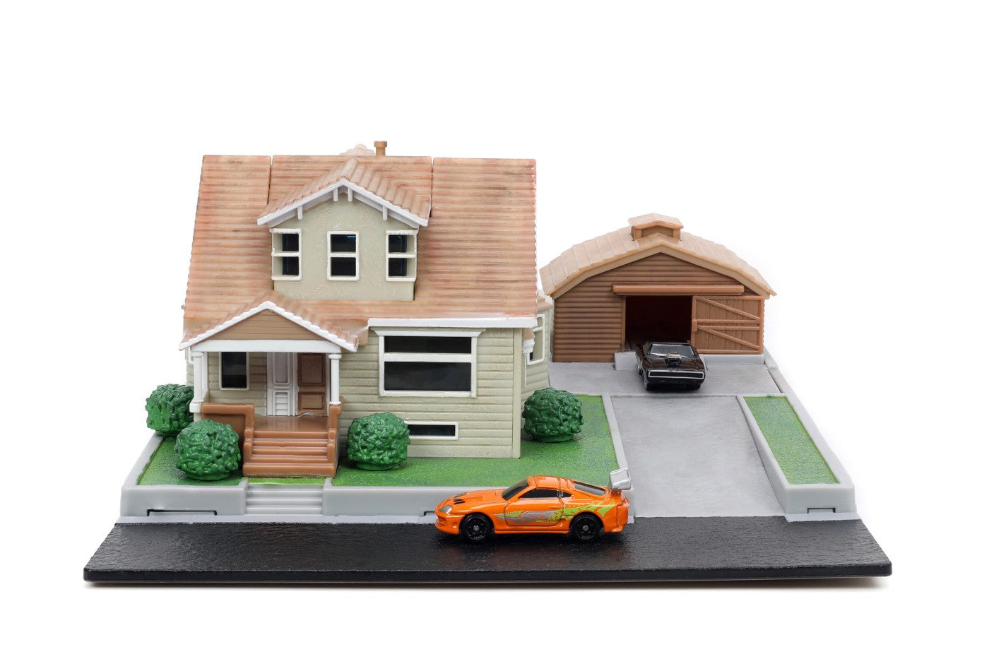 Diorama Casa Toretto cu 2 masinute 4cm - Jada