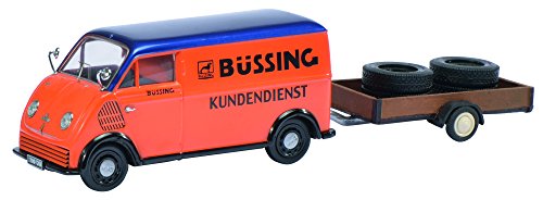 DKW Schnellaster cu remorca si vitrina plexiglass - 1/43 Schuco