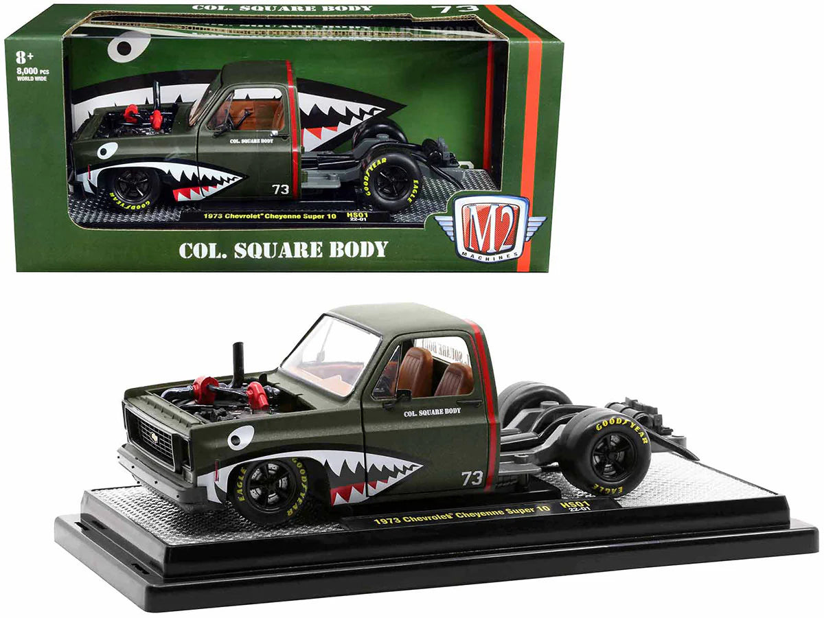 Chevrolet Cheyenne Super 10 1973 Col. Square Body - 1/24 M2 Machines