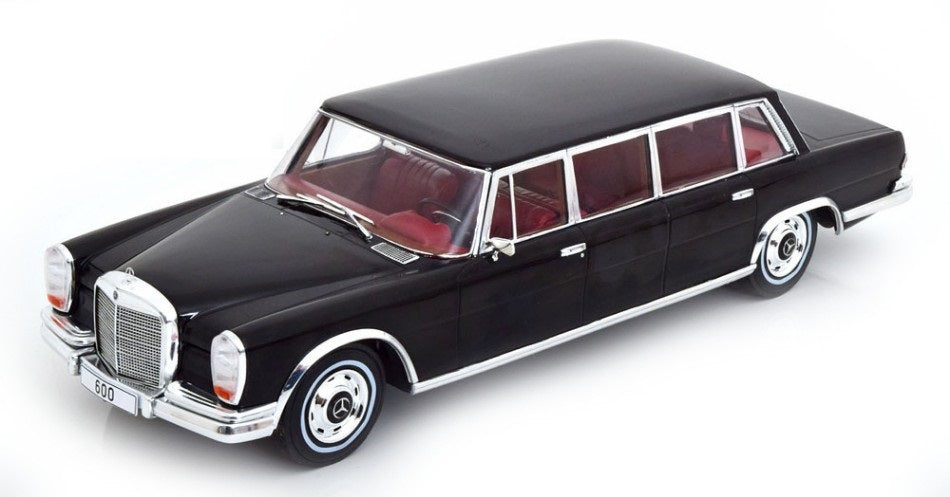 Mercedes-Benz 600 Pullman LWB W100 Year 1969 negru - 1/18 Model Car Group