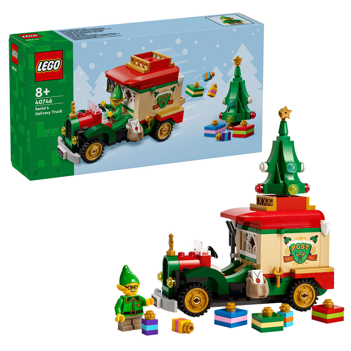 LEGO 40746 - Camionul de livrare al lui Mos Craciun (224 piese)