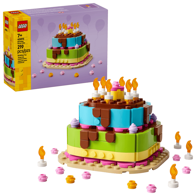 LEGO Iconic 40815 - Tort pentru petrecerea de zi de nastere (219 piese)
