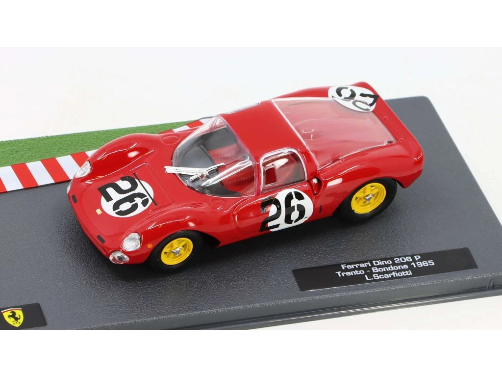 Ferrari Dino 206 P Trento - Bondone 1965 #26 cu vitrina plexiglass - 1/43 Edicola