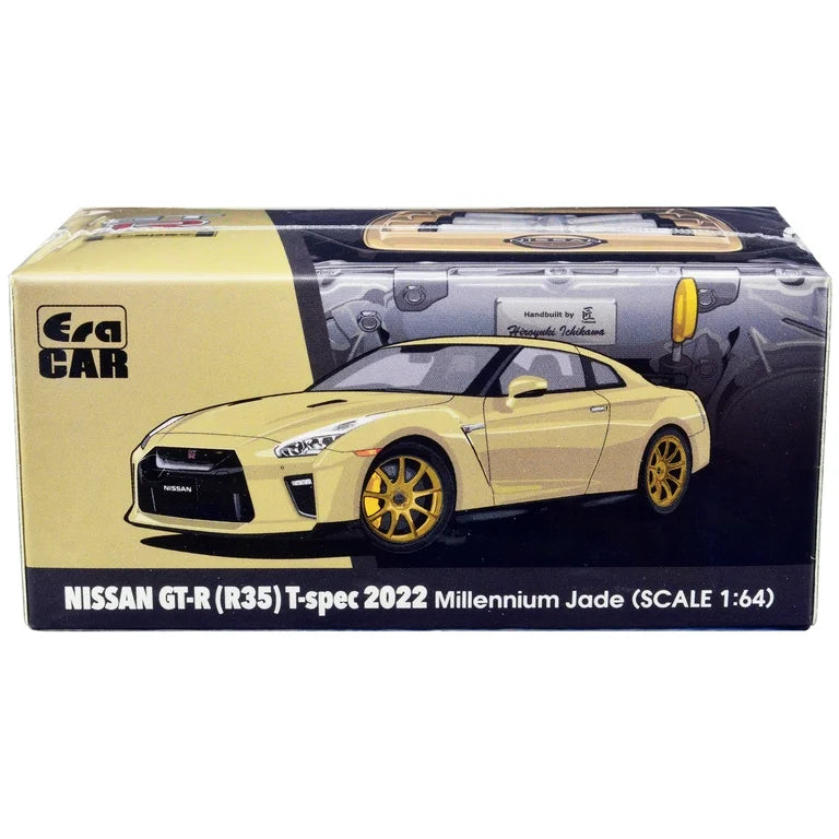 Nissan GT-R R35 t-spec 2022 millennium jade - 1/64 EraCar