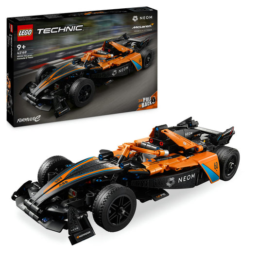 LEGO Technic 42169 - Neom Mclaren Formula E race car (452 piese)