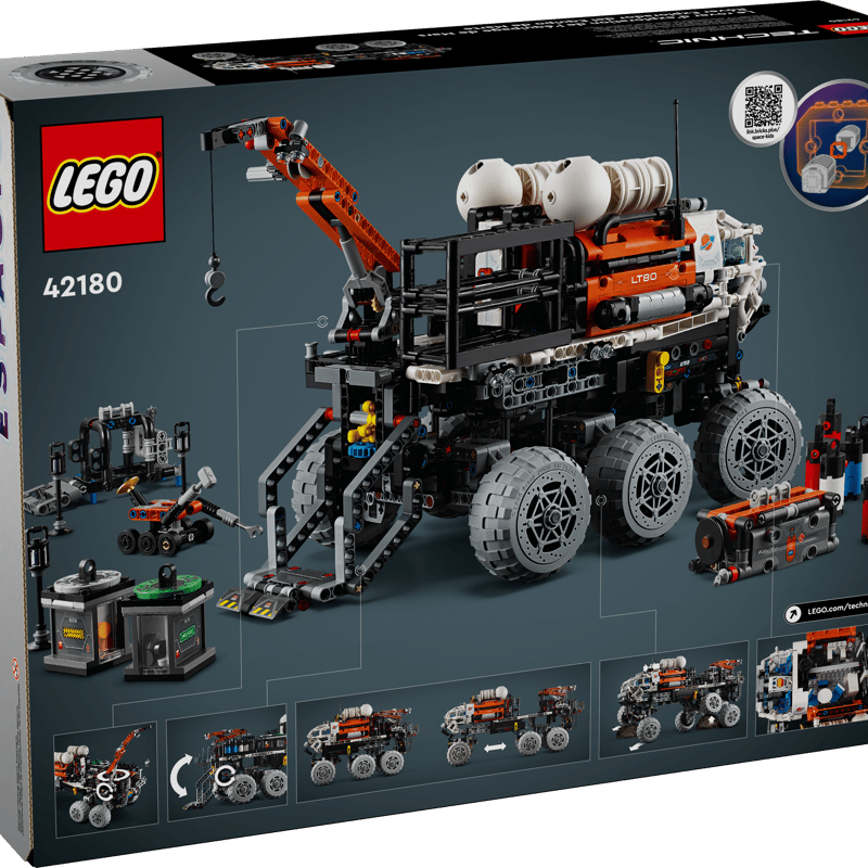 LEGO Technic 42180 - Rover de explorare martiana cu echipaj uman (1599 piese)