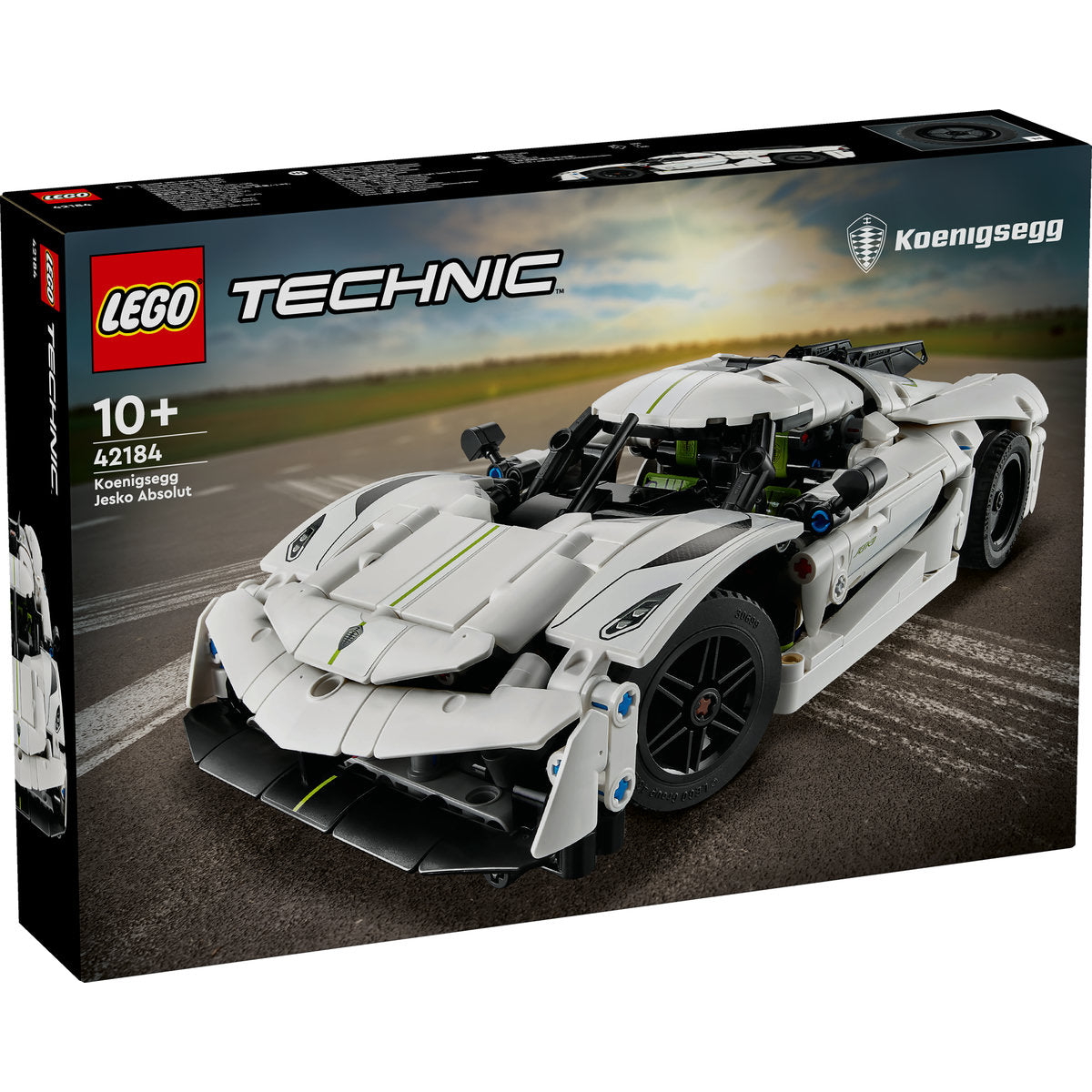 LEGO Technic 42184- Hipermasina Koenigsegg Jesko Absolut alba (801 piese)
