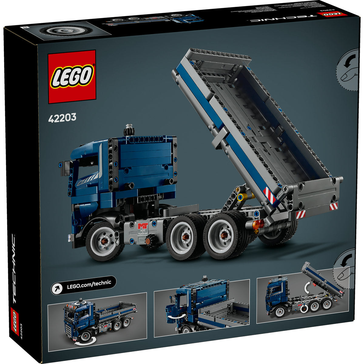 LEGO Technic 42203 - Camion cu bena basculanta (462 piese)