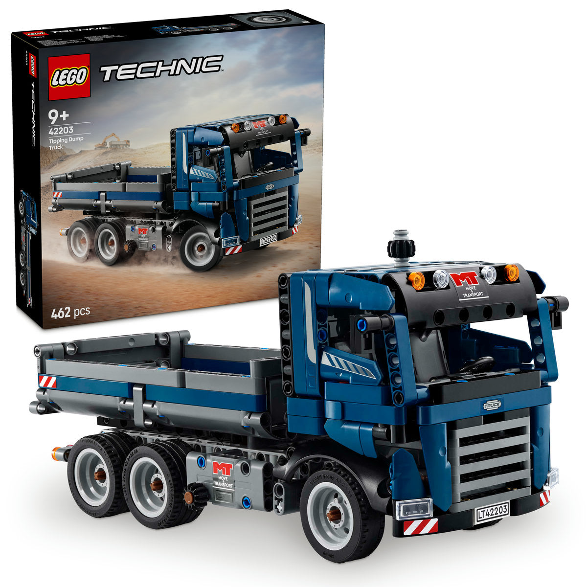 LEGO Technic 42203 - Camion cu bena basculanta (462 piese)
