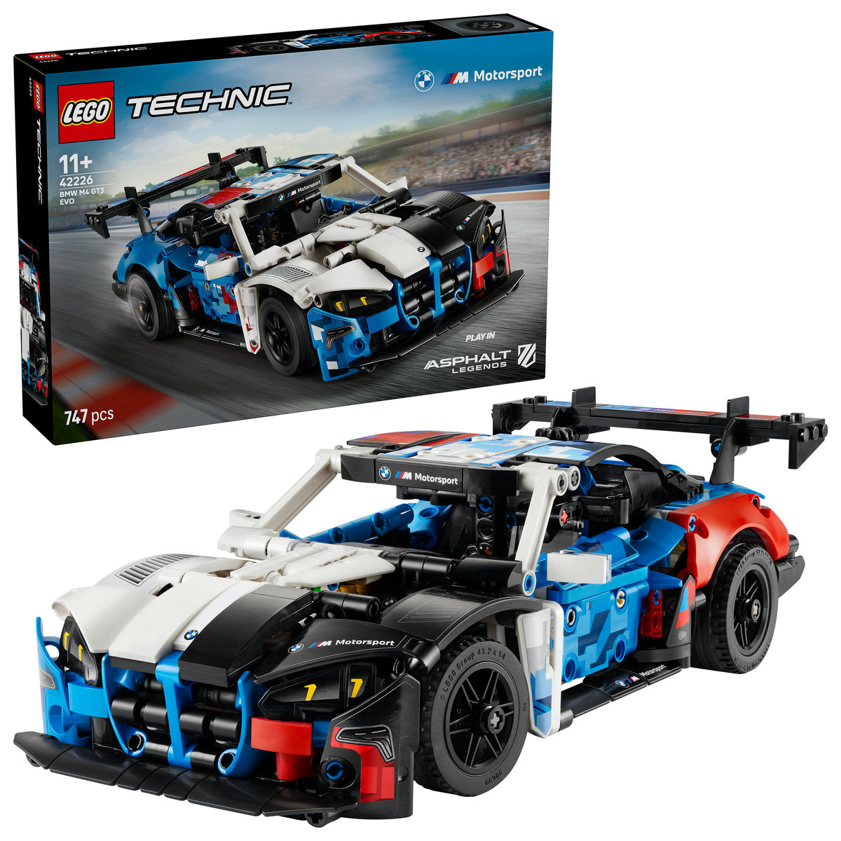 LEGO Technic 42226 -  Masina de curse BMW M4 GT3 EVO (747 piese)