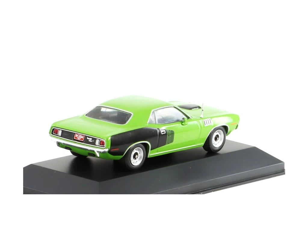 Macheta Plymouth Hemi Cuda 1971 cu vitrina plexiglass - 1/43 Altaya