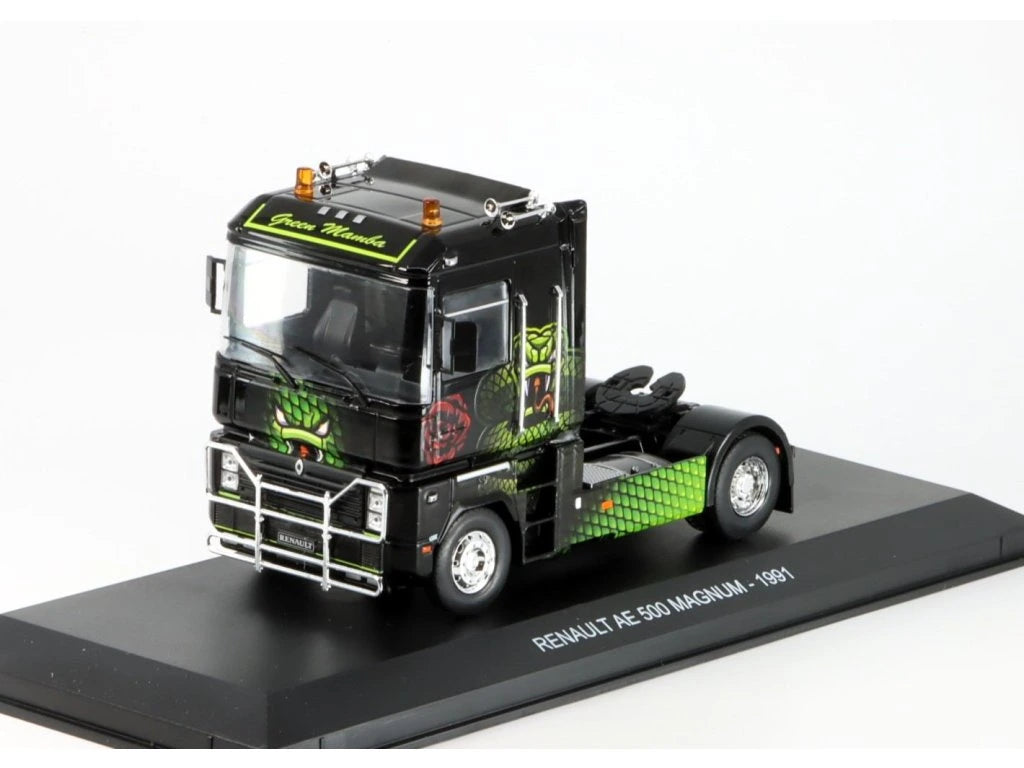 Camion Cap tractor Renault AE 500 Magnum Truck 1991 Green Mamba - 1/43 Hachette