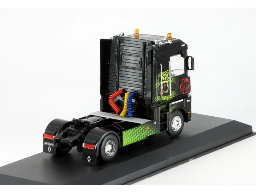 Camion Cap tractor Renault AE 500 Magnum Truck 1991 Green Mamba - 1/43 Hachette