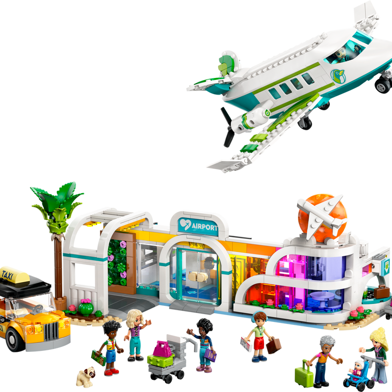 LEGO Friends 42656 - Aeroport si avion din orasul Heartlake (958 piese)