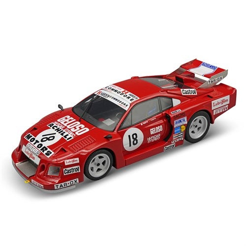 Ferrari 308 Gtb 6h Silverstone 1981 C. Facetti / M.Finotto cu vitrina plexiglass - 1/43 Altaya