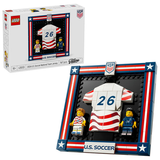 LEGO 43033 - Tricoul echipei nationale de fotbal a SUA 2026 (167 piese)