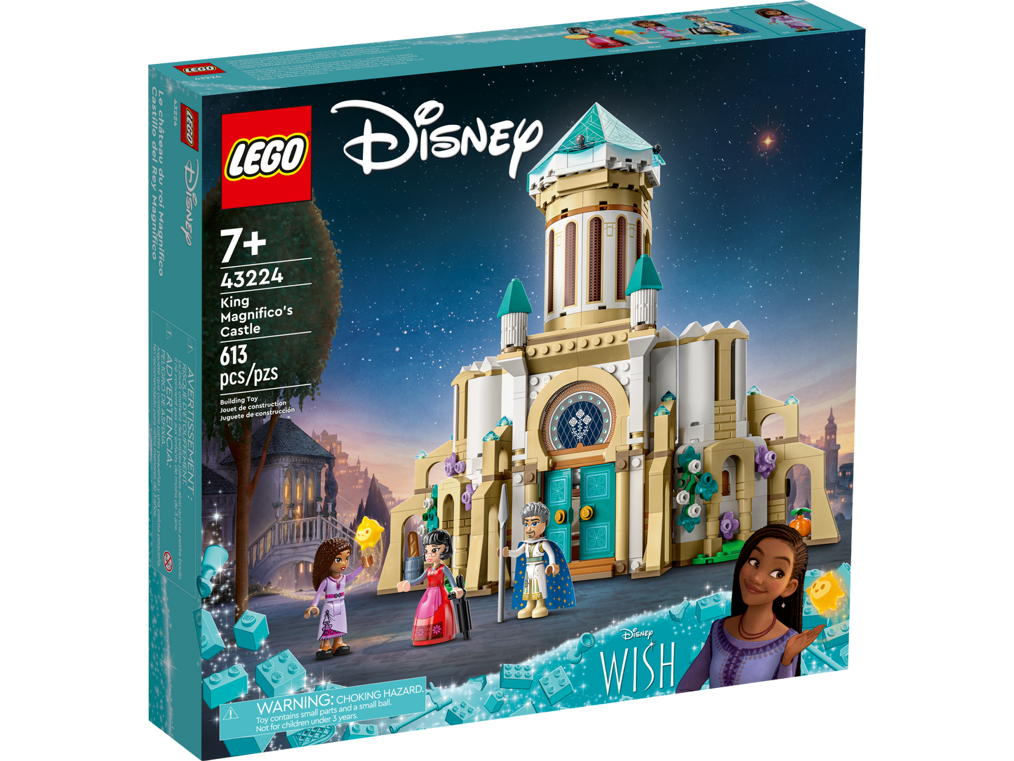 LEGO Disney 43224 - Castelul regelui Magnifico (613 piese)