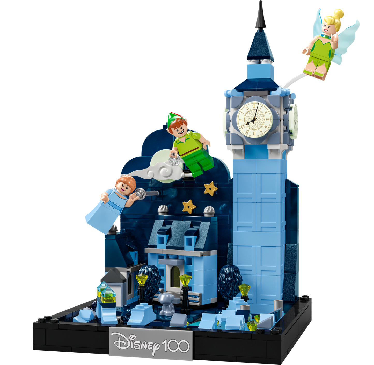 LEGO Disney 43232 - Peter Pan si Wendy in zbor deasupra Londrei (466 piese)