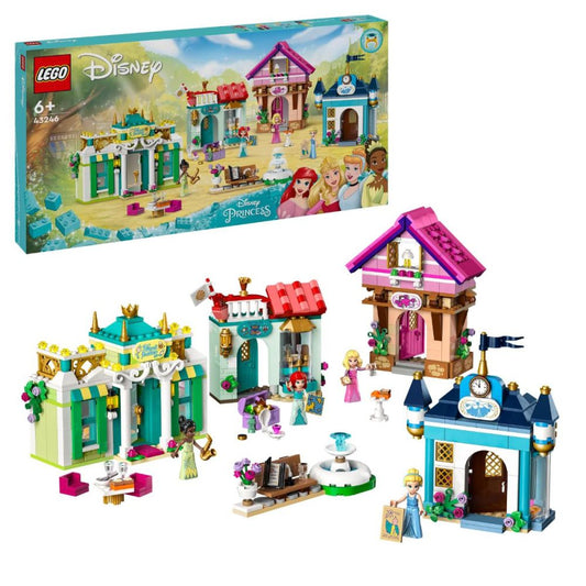 LEGO Disney Princess 43246 - Aventura la piata a printesei Disney (817 piese)