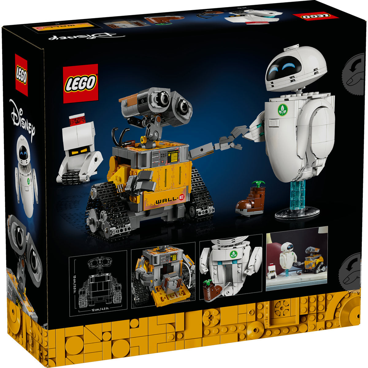 LEGO Disney Pixar 43279 - WALL-E si EVE (811 piese)