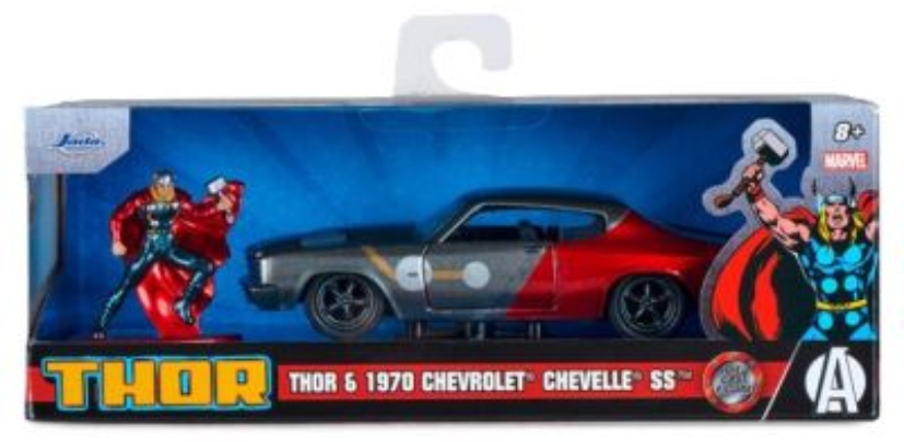 Chevrolet Chevelle SS 1970 si figurina Thor - 1/32 Jada