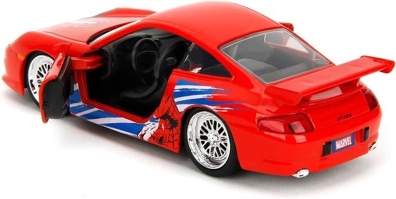 Porsche 911 GT3 RS 996 Spiderman - 1/32 Jada