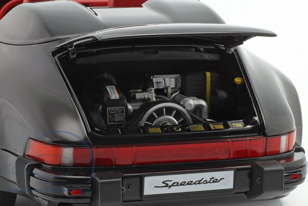 Porsche 911 Speedster 1989 negru - 1/12 Schuco