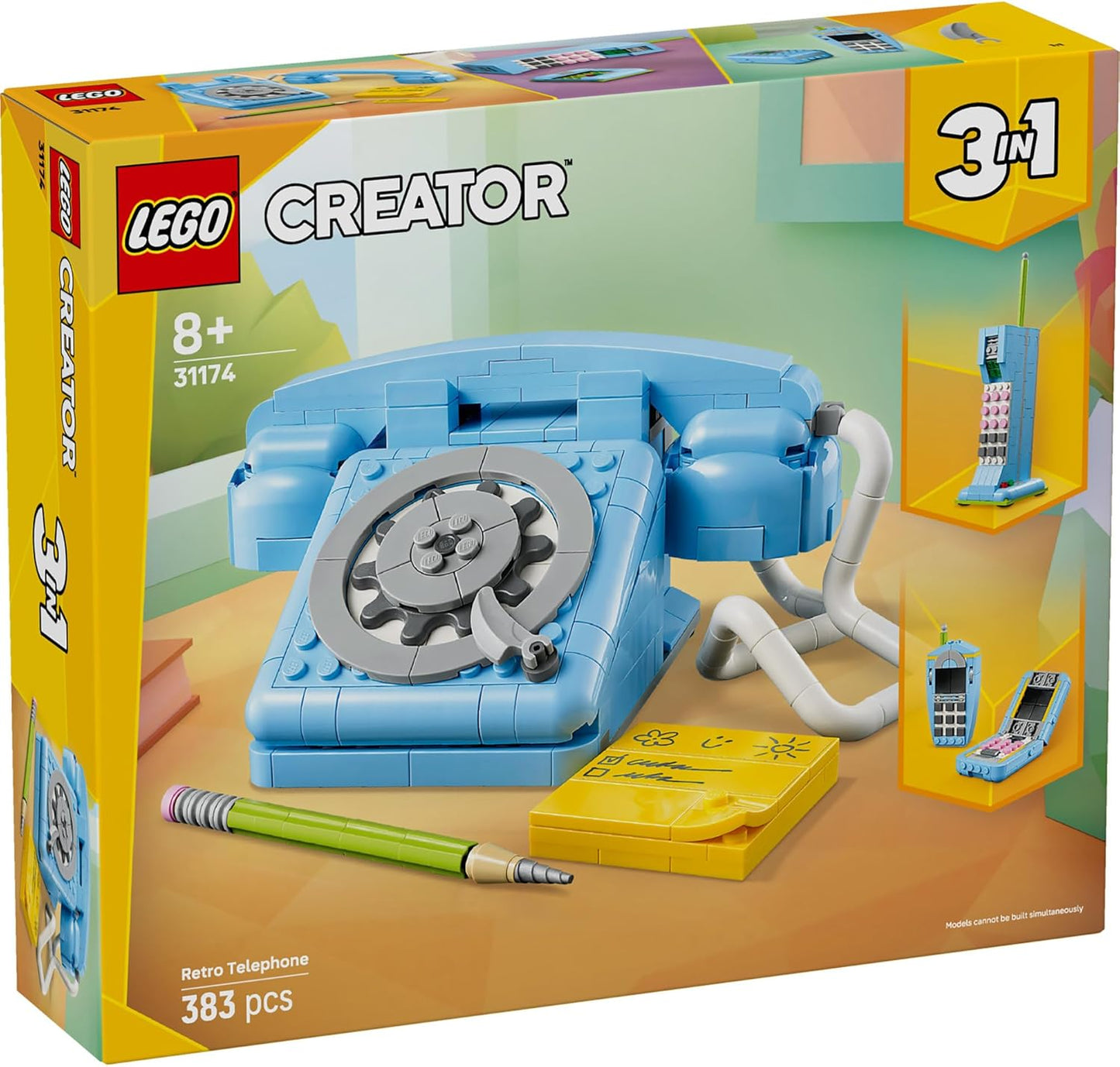 LEGO Creator 3in1 31174- Telefon retro (383 piese)