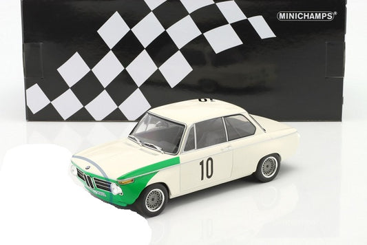BMW 2002 Tik  Hahne/Quester Winners Nurburgring 1968 #10 1/300pcs - 1/18 Minichamps
