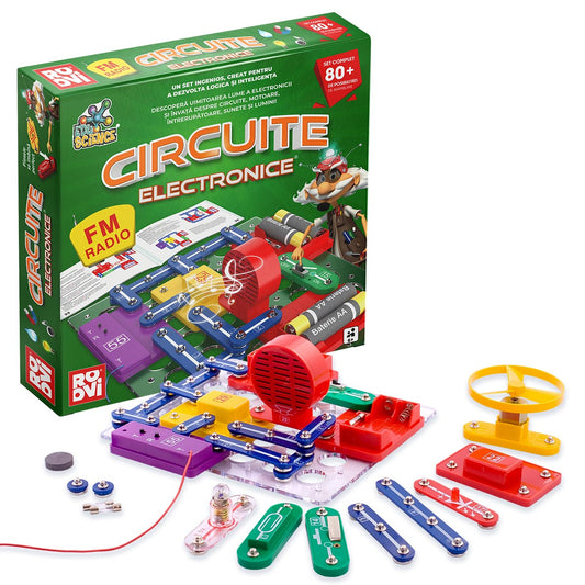 Joc Educational cu Circuite Electronice 80+ de Exercitii cu Radio FM