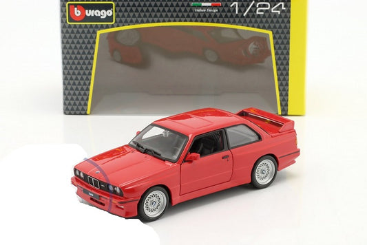 BMW M3 E30 1988 rosu - 1/24 Bburago
