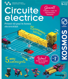 Joc educativ Kosmos STEM - Circuite electrice (15 experimente electrice)
