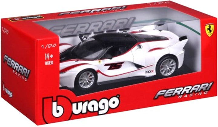 Ferrari Fxx k #75 alb - 1/24 Bburago