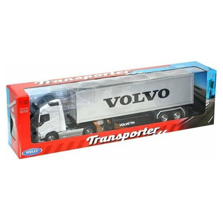 Camion Cap Tractor Volvo cu remorca - 1/32 Welly