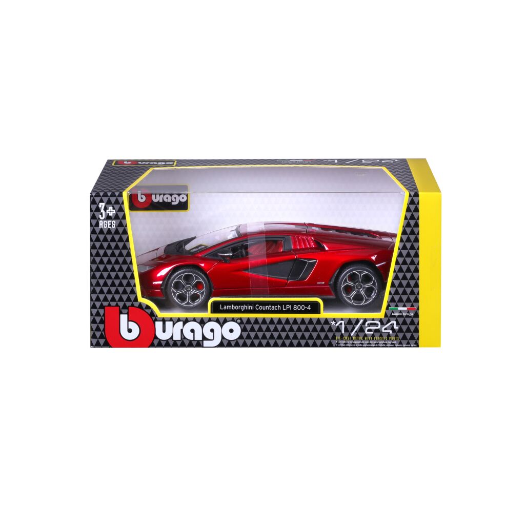 Lamborghini Countach LPI 800-4 rosu - 1/24 Bburago