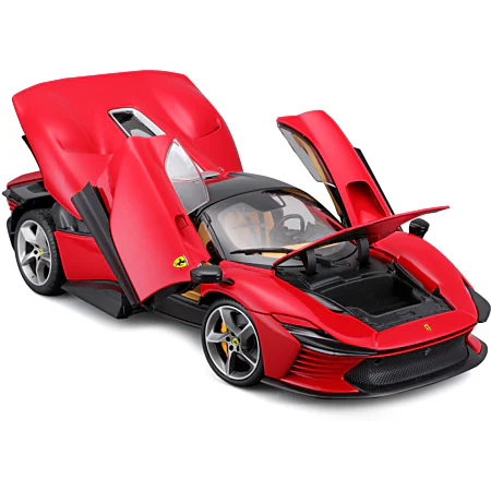 Ferrari Daytona SP3 rosu (se asaza pavilionul) - 1/18 Bburago Signature