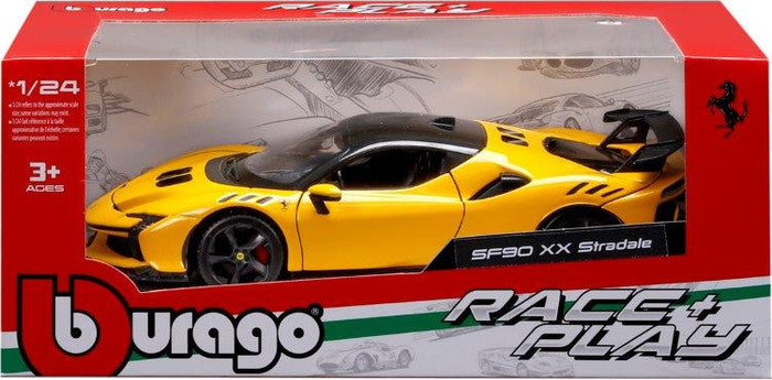 Ferrari SF90 XX Stradale galben - 1/24 Bburago
