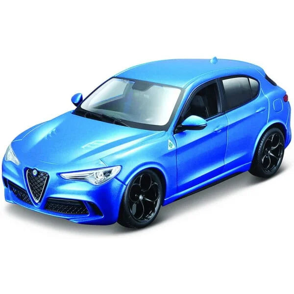 Alfa Romeo Stelvio albastra - 1/24 Bburago