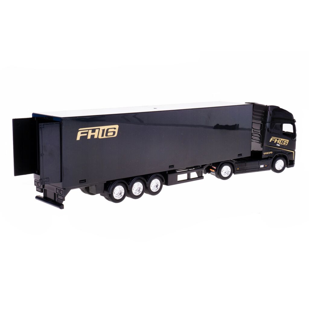 Camion TIR Volvo FH16 negru - 1/43 Bburago