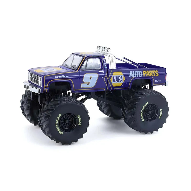 Monster Truck Chevrolet C20 1984 Hendrick Motorsports #9 - 1/64 Greenlight