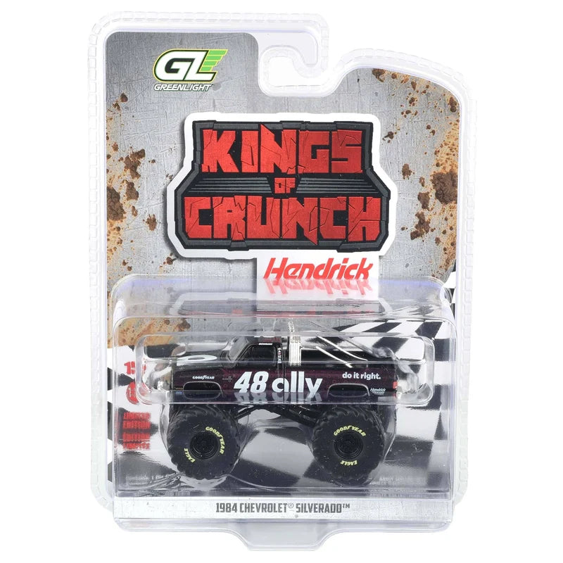 Monster Truck Chevrolet Silverado 1984 Hendrick Motorsports #48 - 1/64 Greenlight