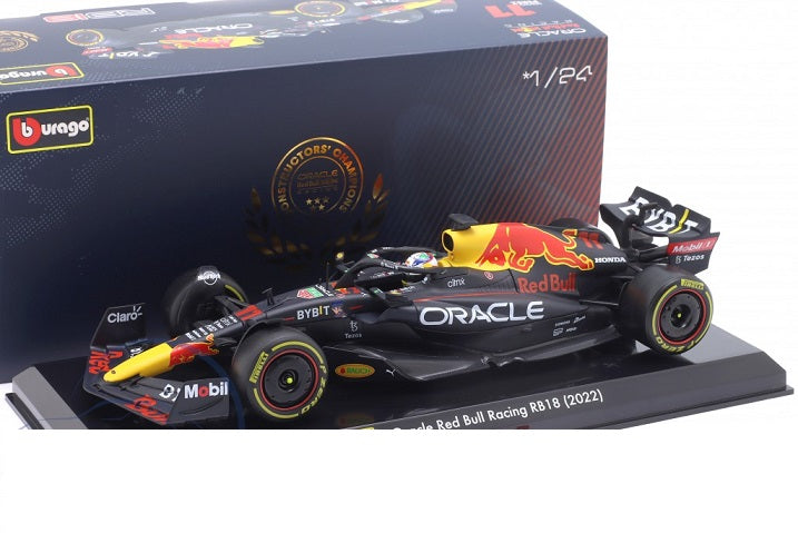 Formula 1 Oracle Red Bull Racing RB18 2022 Sergio Perez cu vitrina plexiglass - 1/24 Bburago