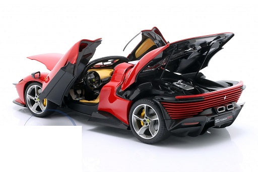 Ferrari Daytona SP3 rosu (se asaza pavilionul) - 1/18 Bburago Signature
